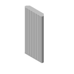 Šamotová deska zadní, střed KV 075 02 (B) 